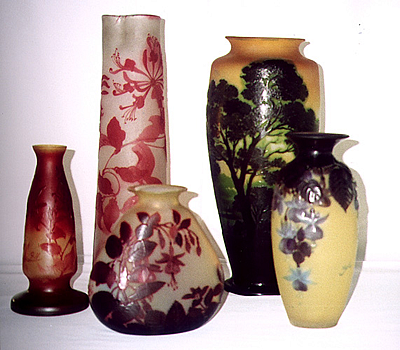 Gall&eacute; glassware